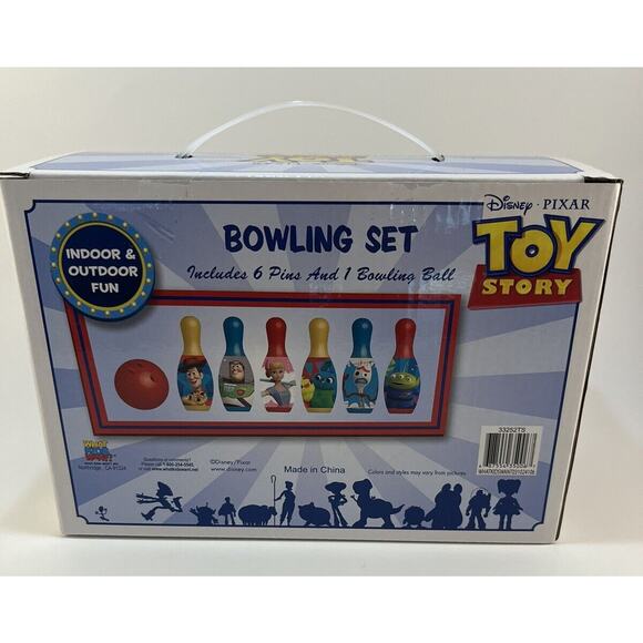 Toy Story 6 Pin 1 Ball Kids Bowling Set *Box Damage* - Picture 2 of 3